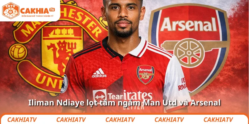 Iliman Ndiaye lọt tầm ngắm Man Utd và Arsenal